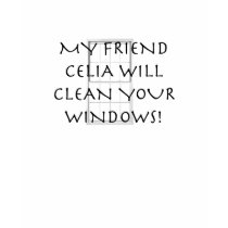 Celia The Window Cleaner t-shirts by friendaday Celia The Window Cleaner t-shirts