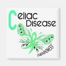 Celiac Disease BUTTERFLY 3.1 Fridge Magnet