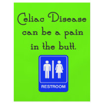 Celiac Disease Can Be A Pain In The Butt flyers by GlutenFree Celiac Disease Can Be A Pain In The Butt flyers