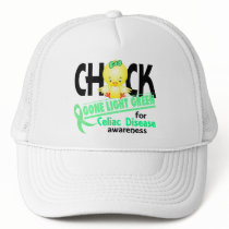 Celiac Disease Chick Gone Light Green 2 Hats
