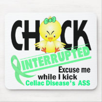 Celiac Disease Chick Interrupted 2 mousepads by awarenessgifts Celiac Disease Chick Interrupted 2 mousepads