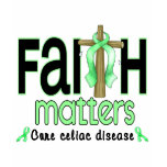 Celiac Disease Faith Matters Cross 1 T-shirt