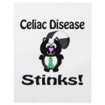 Celiac Disease Stinks Skunk Awareness Design flyers