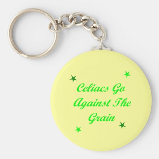 Celiacs Go Against The Grain Key Chains