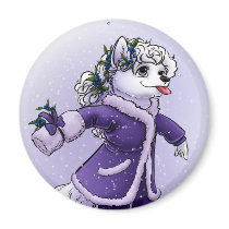 Celina - Snowflake Fridge Magnet