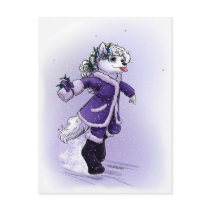 Celina - Snowflake Postcards