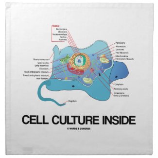 Cell Culture Inside (Eukaryotic Cell) Printed Napkin