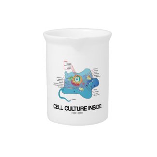 Cell Culture Inside (Eukaryotic Cell) Beverage Pitcher