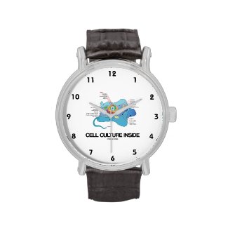 Cell Culture Inside (Eukaryotic Cell) Wrist Watches