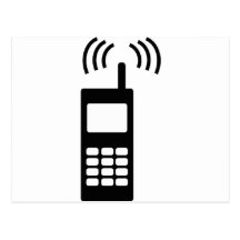 cell phone celly mobil handy postcards