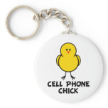 Cell Phone Chick Keychains