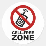 Cell Phone Free zone Sticker