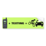 Cell Phone   Texting Bumper Sticker