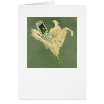 Cellflower Greeting Card by briancody