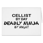 Cellist Deadly Ninja by Night Card