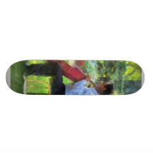 Cellist in the Garden Skate Deck