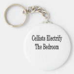 Cellists Electrify The Bedroom Key Chain