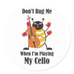 Cello Bug Sticker