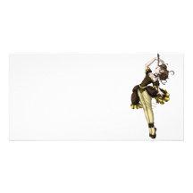 Cello Dance Personalized Photo Card