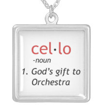 Cello Definition Necklace