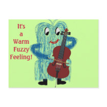 Cello - Get a Warm Fuzzy Feeling postcards