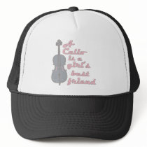 Cello Girl hats by evisionarts Cello Girl hats