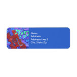 Cello Mosaic Return Address Label labels