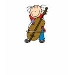 Cello Player Stick Figure Shirt