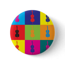 Cello Pop Art Buttons