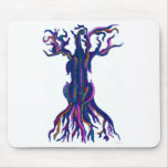 Cello Tree Blue Mouse Pad