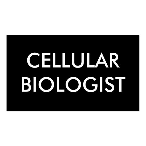 cellular biologist business card templates