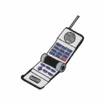 Cellular Phone embroidered shirts