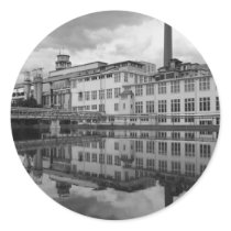 Cellulose Attisholz Round Stickers
