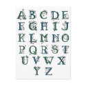 Celtic Alphabet postcard