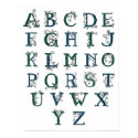 Celtic Alphabet print