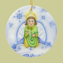 "Celtic Angel Dude" Ornament ornaments