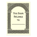 Celtic Archway bookplate business cards