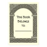 Celtic Archway bookplate Business Card Templates