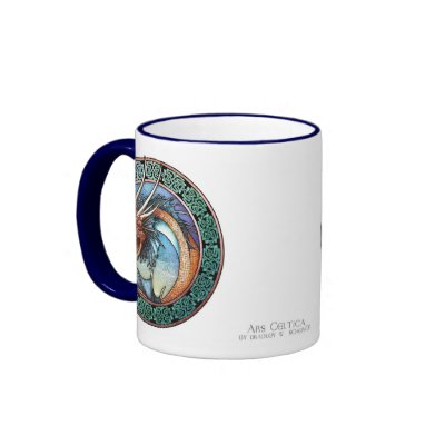 Celtic Art Dragon Mug