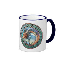 Celtic Art  Dragon Mug mugs