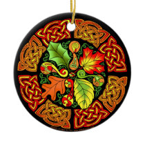 Celtic Autumn Leaves Ornament ornaments