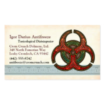 Celtic Biohazard Business Cards