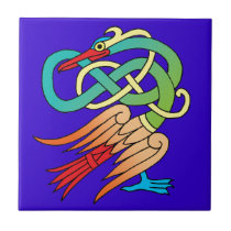 Celtic Bird Art Tile tiles