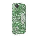 Celtic Bird Circle Pattern Personalized iPhone Iphone 4 Tough Covers