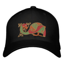 Celtic Bird Embroidered Baseball Cap