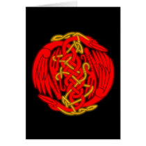 Celtic Birds of Peace (fire version) cards