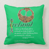 Celtic Brooch Design Pillow pillows