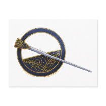 Celtic brooch design postcards postcards