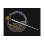 Celtic brooch design postcards #2