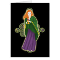 Celtic Card Grail Maiden #1